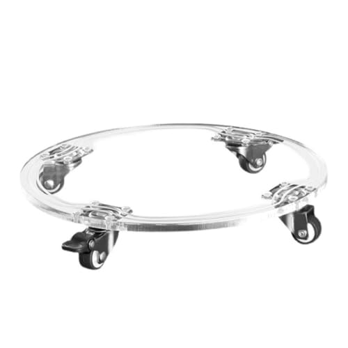 IWOWHERO 1Stück Beweglicher Blumentopfuntersetzer Acryl Rund mit Leisen Rädern für Einfache Bewegung von Blumentöpfen für Innenräume Praktisch und Platzsparend IWOWHERO 1Stück Beweglicher Blumentopfuntersetzer Acryl Rund mit Leisen Rädern für Einfache Bewegung von Blumentöpfen für Innenräume Praktisch und Platzsparend von IWOWHERO