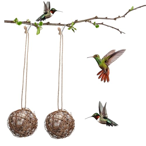 IWOWHERO Vogelspielzeug 2 STK Sepak Takraw Papageienspielzeug Vogelbiss-Spielzeug Für Haustiere Lovebird-ballspielzeug Zubehör Für Vogelkäfige Papageienballspielzeug Kolibri-Nester- Baumwolle von IWOWHERO