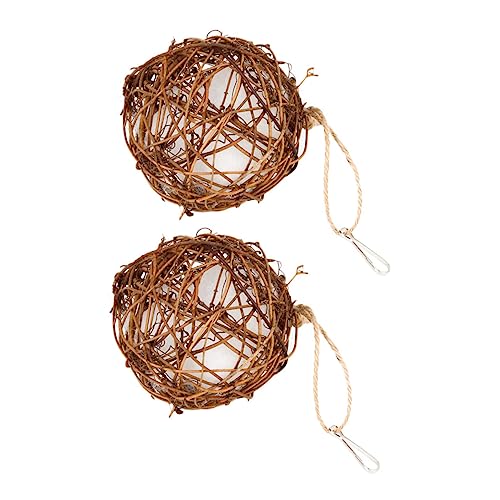 IWOWHERO 2 Stück Hängendes Papageiennest Aus Nistmaterial Für Wildvögel Outdoor Vogelnistmaterial 15cm Garten Spielzeug Für Vögel IWOWHERO 2 Stück Hängendes Papageiennest Aus Nistmaterial Für Wildvögel Outdoor Vogelnistmaterial 15cm Garten Spielzeug Für Vögel von IWOWHERO