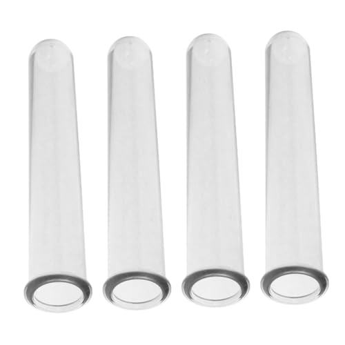 IWOWHERO 4 Stück Teiliges Kleine Transparente Hydroponik Glasröhrchen für DIY Blumenarrangements Zimmerdekoration mit Klarer Sicht Wurzelentwicklung Einfache Reinigung IWOWHERO 4 Stück Teiliges Kleine Transparente Hydroponik Glasröhrchen für DIY Blumenarrangements Zimmerdekoration mit Klarer Sicht Wurzelentwicklung Einfache Reinigung von IWOWHERO