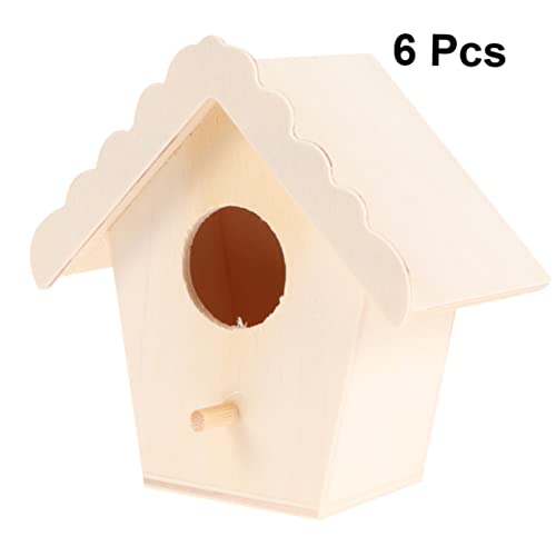 IWOWHERO 6 STK DIY Malnest Dekoratives Vogelhaus Dekorationen Für Vogelhäuser Unfertige Vogelhäuser Bildungsspielzeug Vogelhaus Modell Unfertiger Vogelkäfig Selber Machen Bambus IWOWHERO 6 STK DIY Malnest Dekoratives Vogelhaus Dekorationen Für Vogelhäuser Unfertige Vogelhäuser Bildungsspielzeug Vogelhaus Modell Unfertiger Vogelkäfig Selber Machen Bambus von IWOWHERO