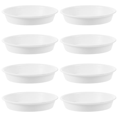 IWOWHERO 8 Stück Blumentopf Tablett Grüner Pflanzentopf Rechteck Pflanzentopf Große Tropfschale Topf Tropfschalen Großer Pflanzenuntersetzer Topfschalen Tabletts Für Pflanzen Zaun Töpfe Pp von IWOWHERO
