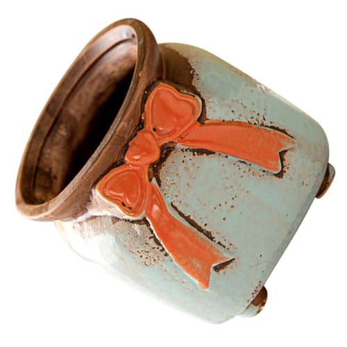 IWOWHERO Kleiner Keramik-blumentopf, Blumenbehälter, Sukkulenten-blumenhalter, Pflanzentopf IWOWHERO Kleiner Keramik-blumentopf, Blumenbehälter, Sukkulenten-blumenhalter, Pflanzentopf von IWOWHERO
