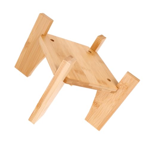 IWOWHERO Pflanzenständer Für Zimmerpflanzen Blumentopfständer Aus Holz Platzsparende Und Stabile Ausführung von IWOWHERO
