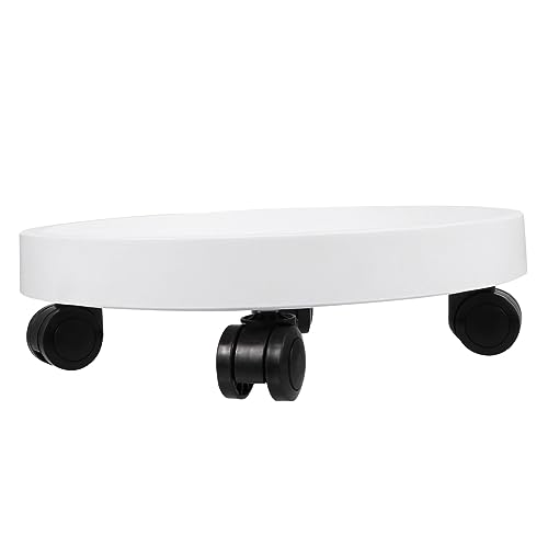 IWOWHERO Rollender Blumentopfständer mit Rädern Verdickter Pflanzgefäß Untersetzer für Innen und Außenbereich Schmutzabweisendes Design Hohe Tragfähigkeit Einfache von IWOWHERO