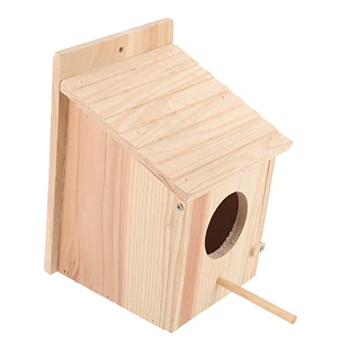 IWOWHERO Vogelhäuschen Vogelhaus Hängend Garten Nistkasten Für Vögel Ideal Für Und Dekoratives Vogelhaus Zum Nisten Natürlicher Holzfarbe Vogelhäuser Für Draußen IWOWHERO Vogelhäuschen Vogelhaus Hängend Garten Nistkasten Für Vögel Ideal Für Und Dekoratives Vogelhaus Zum Nisten Natürlicher Holzfarbe Vogelhäuser Für Draußen von IWOWHERO