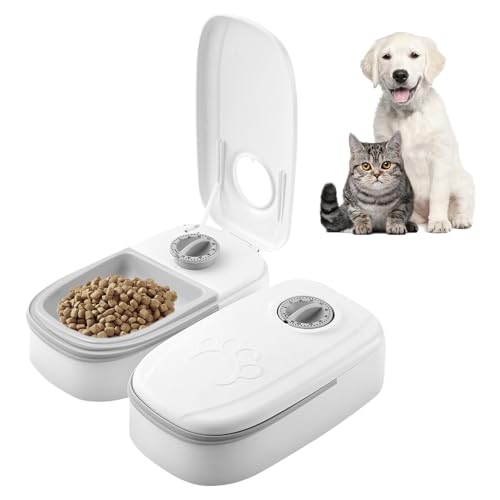 Automatischer Katzenfutterspender, 2 Mahlzeit Katzenfutterspender Automatisch mit Timer, Katzenfutterspender, Automatischer Katzenfutterspender Nassfutter, Doppelbox Automatische Mahlzeiten Automatischer Katzenfutterspender, 2 Mahlzeit Katzenfutterspender Automatisch mit Timer, Katzenfutterspender, Automatischer Katzenfutterspender Nassfutter, Doppelbox Automatische Mahlzeiten von IXYHKB