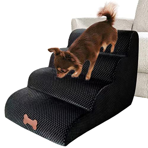 Haustiertreppe Katzentreppe Hundetreppe | Wasserdicht Abnehmbar Haustiertreppe Aus Hochdichtem Schaumstoff | Waschbar Indoor Katzenrampe Für Hochbett | Haustiertreppe Für Kleine Hunde & Katzen Haustiertreppe Katzentreppe Hundetreppe | Wasserdicht Abnehmbar Haustiertreppe Aus Hochdichtem Schaumstoff | Waschbar Indoor Katzenrampe Für Hochbett | Haustiertreppe Für Kleine Hunde & Katzen von Hongjingda