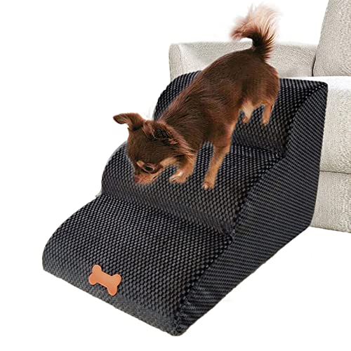 Haustiertreppe Katzentreppe Hundetreppe | Wasserdicht Abnehmbar Haustiertreppe Aus Hochdichtem Schaumstoff | Waschbar Indoor Katzenrampe Für Hochbett | Haustiertreppe Für Kleine Hunde & Katzen Haustiertreppe Katzentreppe Hundetreppe | Wasserdicht Abnehmbar Haustiertreppe Aus Hochdichtem Schaumstoff | Waschbar Indoor Katzenrampe Für Hochbett | Haustiertreppe Für Kleine Hunde & Katzen von Hongjingda