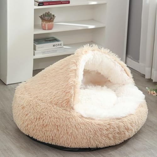 IZDPIBFTA Haustierhütte Winter warm mit Abdeckung, Haustiermatte kickproof, in sich geschlossene Steppdecke, Hundehütte, halbgeschlossene, weiche und halbverpackte Katzenhütte IZDPIBFTA Haustierhütte Winter warm mit Abdeckung, Haustiermatte kickproof, in sich geschlossene Steppdecke, Hundehütte, halbgeschlossene, weiche und halbverpackte Katzenhütte von IZDPIBFTA