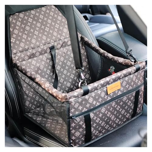 Hundesitz Auto, Hunde Autositz Doppelt Dicke Reisezubehör-Netz-Hängetaschen, zusammenklappbar, for Haustierbedarf, wasserdicht, Hundematte, Decke, Sicherheitstasche for Autositze(A) von IZHAOGJING