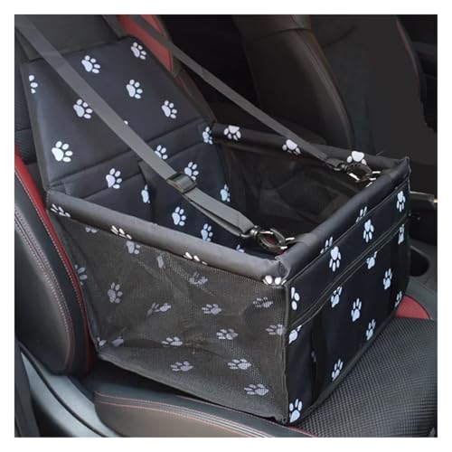 Hundesitz Auto, Hunde Autositz Doppelt Dicke Reisezubehör-Netz-Hängetaschen, zusammenklappbar, for Haustierbedarf, wasserdicht, Hundematte, Decke, Sicherheitstasche for Autositze(E) von IZHAOGJING