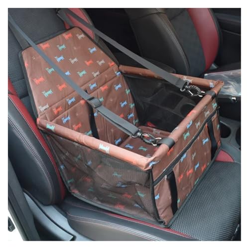 Hundesitz Auto, Hunde Autositz Doppelt Dicke Reisezubehör-Netz-Hängetaschen, zusammenklappbar, for Haustierbedarf, wasserdicht, Hundematte, Decke, Sicherheitstasche for Autositze(H) von IZHAOGJING