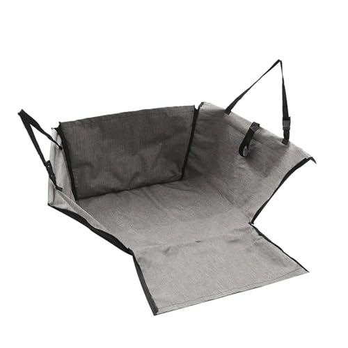 Hundesitz Auto, Hunde Autositz Haustierträger Hund Autositzbezug Tragen for Hunde Katzen Matte Decke Hinten Zurück Hängematte Protector transportin perro(Gray) von IZHAOGJING