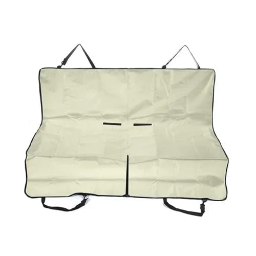 Hundesitz Auto, Hunde Autositz Hundematte Decke Hängematte Pup Reise Pad Protector Durable Fit Pet for Auto LKW SUV wasserdichte Pads(Beige) von IZHAOGJING