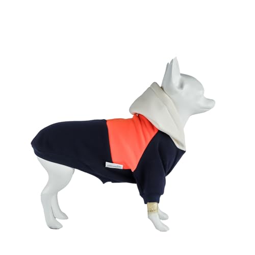 IZOCOOL - 3 Farben Hunde Hoodie, Pullover für kleine Hunde, Hunde Kapuzenpullis Kleine, Hunde-Kapuzenpullover (2XL) von IZOCOOL