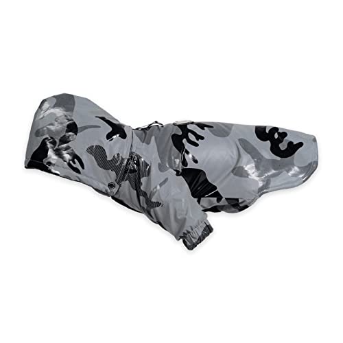 IZOCOOL - Hundejacke Wasserdichter Hundemantel Reflektierende Jacke für kaltes Wetter mit weichem Fleecefutter Warmer Mantel für Hund Indoor & Outdoor Camping Wandern (L) von IZOCOOL
