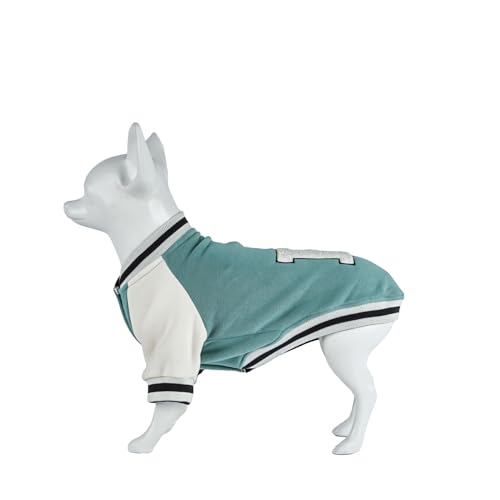 IZOCOOL - Hundepullover Fleece Hundepullover Groß Hunde Sweatshirt, Warm und Leicht, Leicht zu Tragen (Grün, 2XL) von IZOCOOL