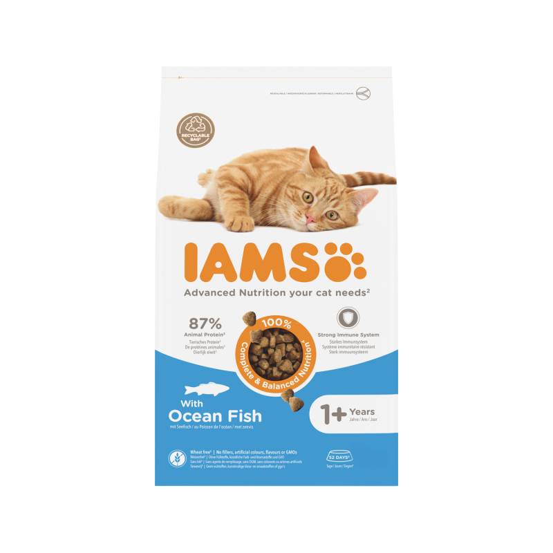 IAMS Adult Katzenfutter - Fish & Chicken - 1,5 kg von Iams