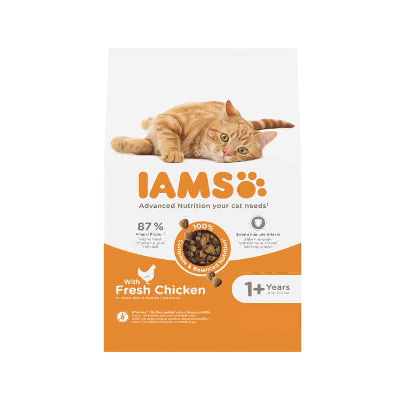 IAMS Adult Katzenfutter - Huhn - 1,5 kg von Iams