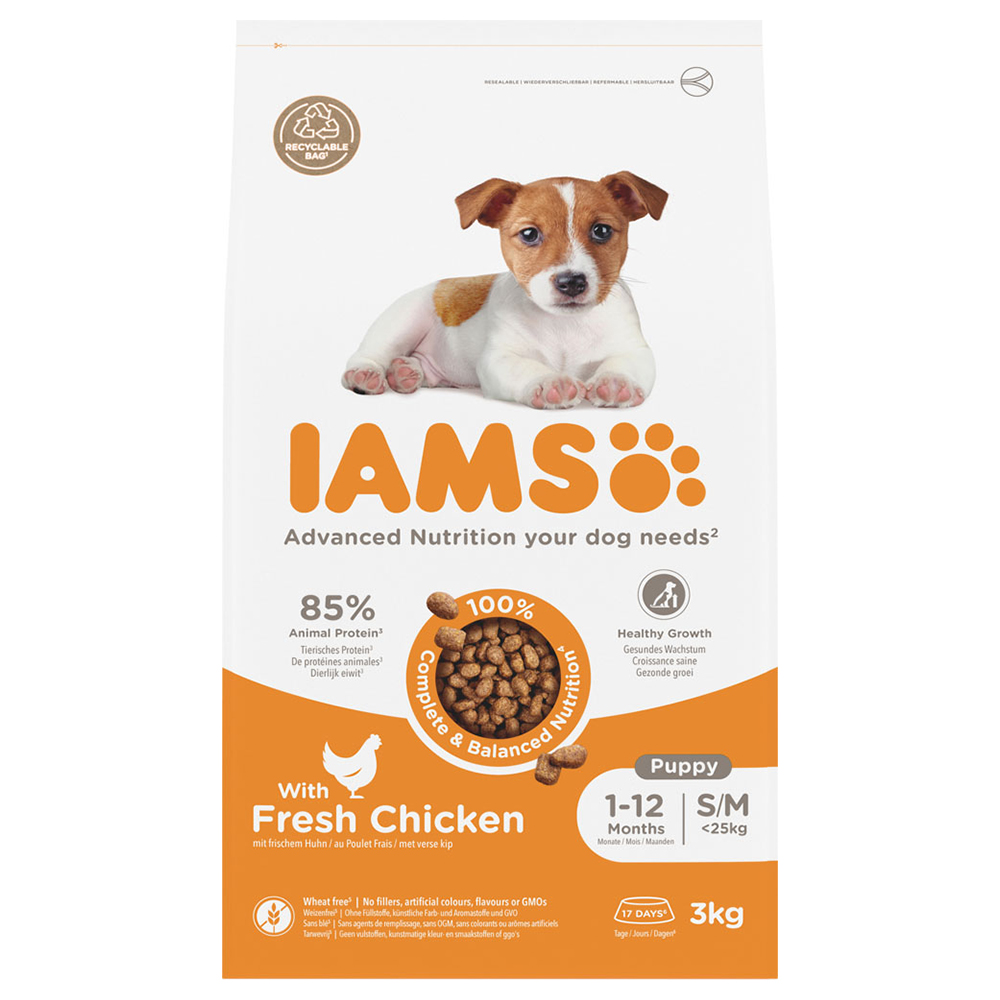 IAMS Advanced Nutrition Puppy Small / Medium Breed mit Huhn - Sparpaket: 2 x 3 kg IAMS Advanced Nutrition Puppy Small / Medium Breed mit Huhn - Sparpaket: 2 x 3 kg von Iams