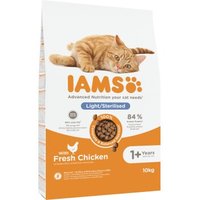 IAMS Advanced Nutrition Trockenfutter Katze, Adult ab 1 Jahr, Light, Huhn 2x10 kg von Iams