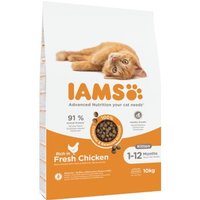 IAMS Advanced Nutrition Trockenfutter Kitten, Huhn 2x10 kg von Iams