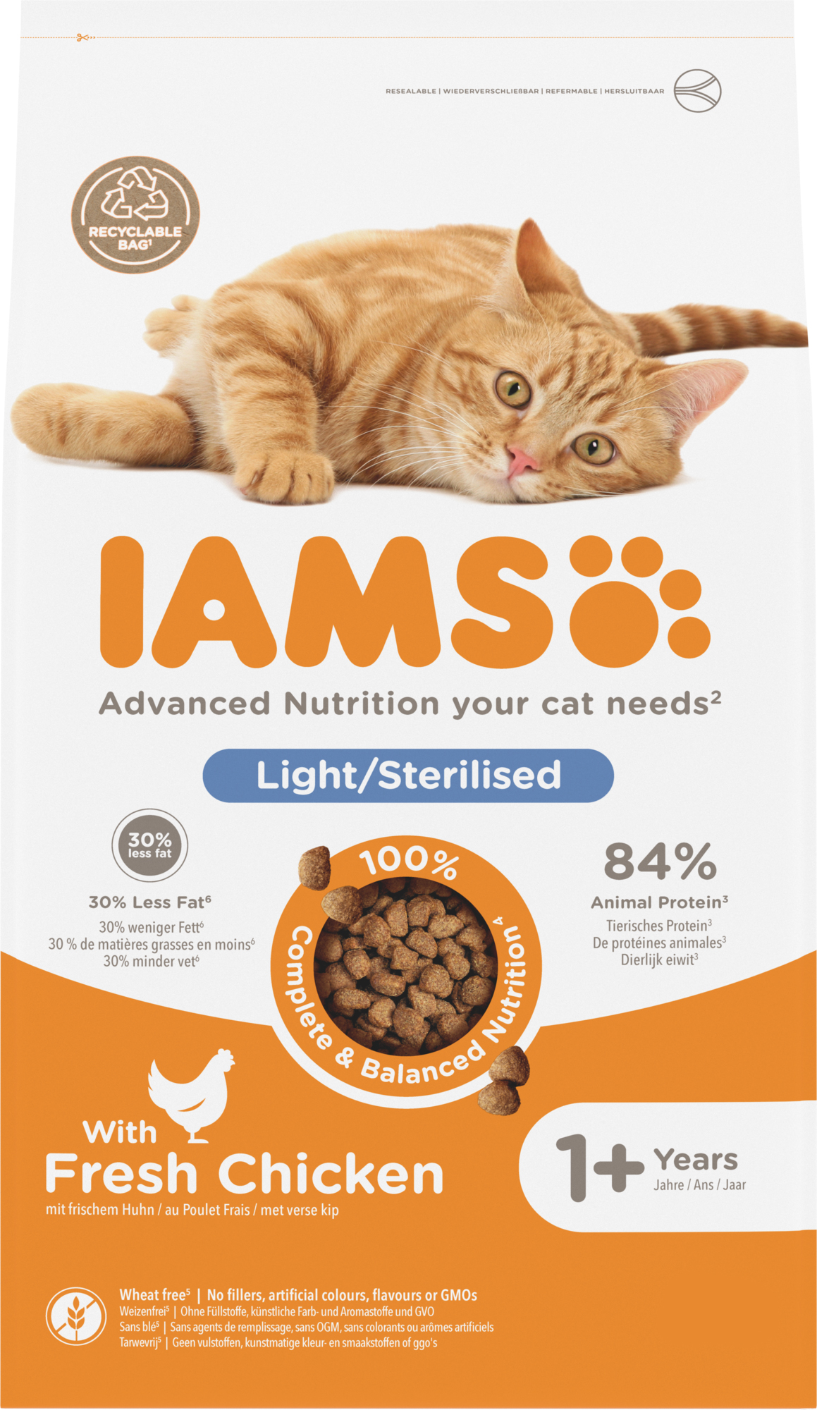 IAMS Katze Erwachsene Sterilisiert & Übergewichtig – Huhn – 10 kg IAMS Katze Erwachsene Sterilisiert & Übergewichtig – Huhn – 10 kg von Iams