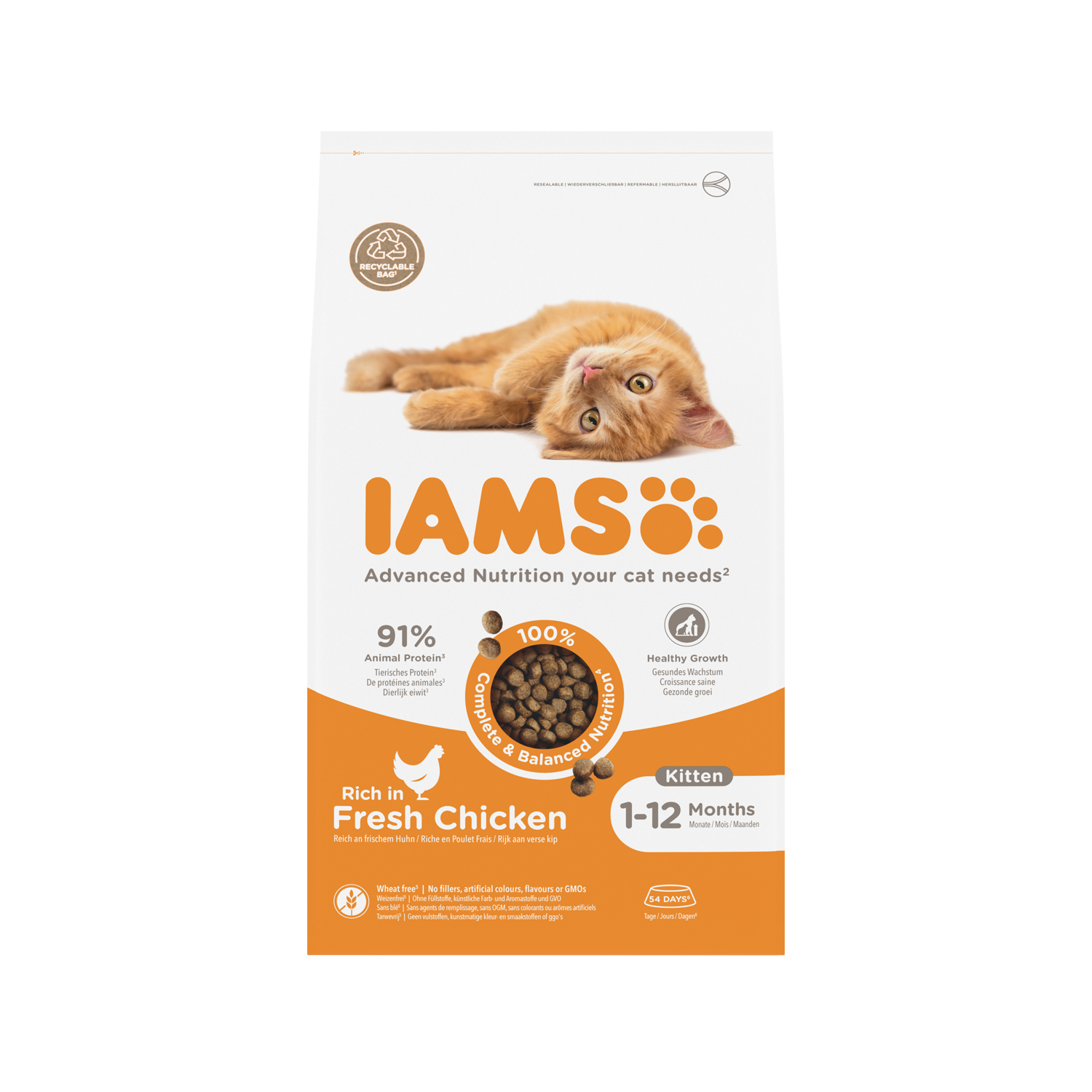 IAMS Kitten & Junior Kittenfutter - 1,5 kg von Iams