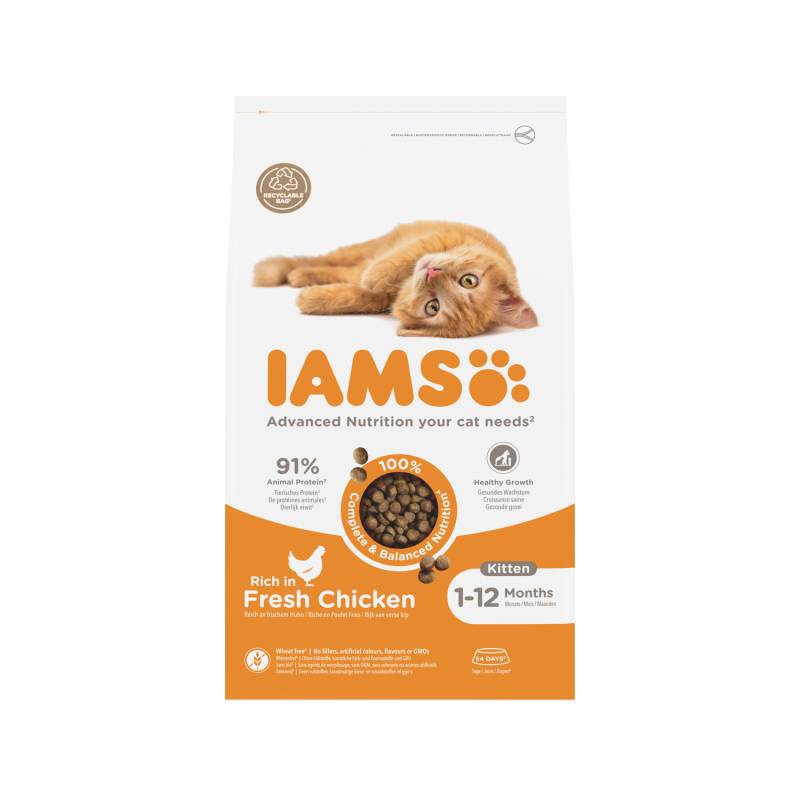 IAMS Kitten & Junior Kittenfutter - 10 kg von Iams