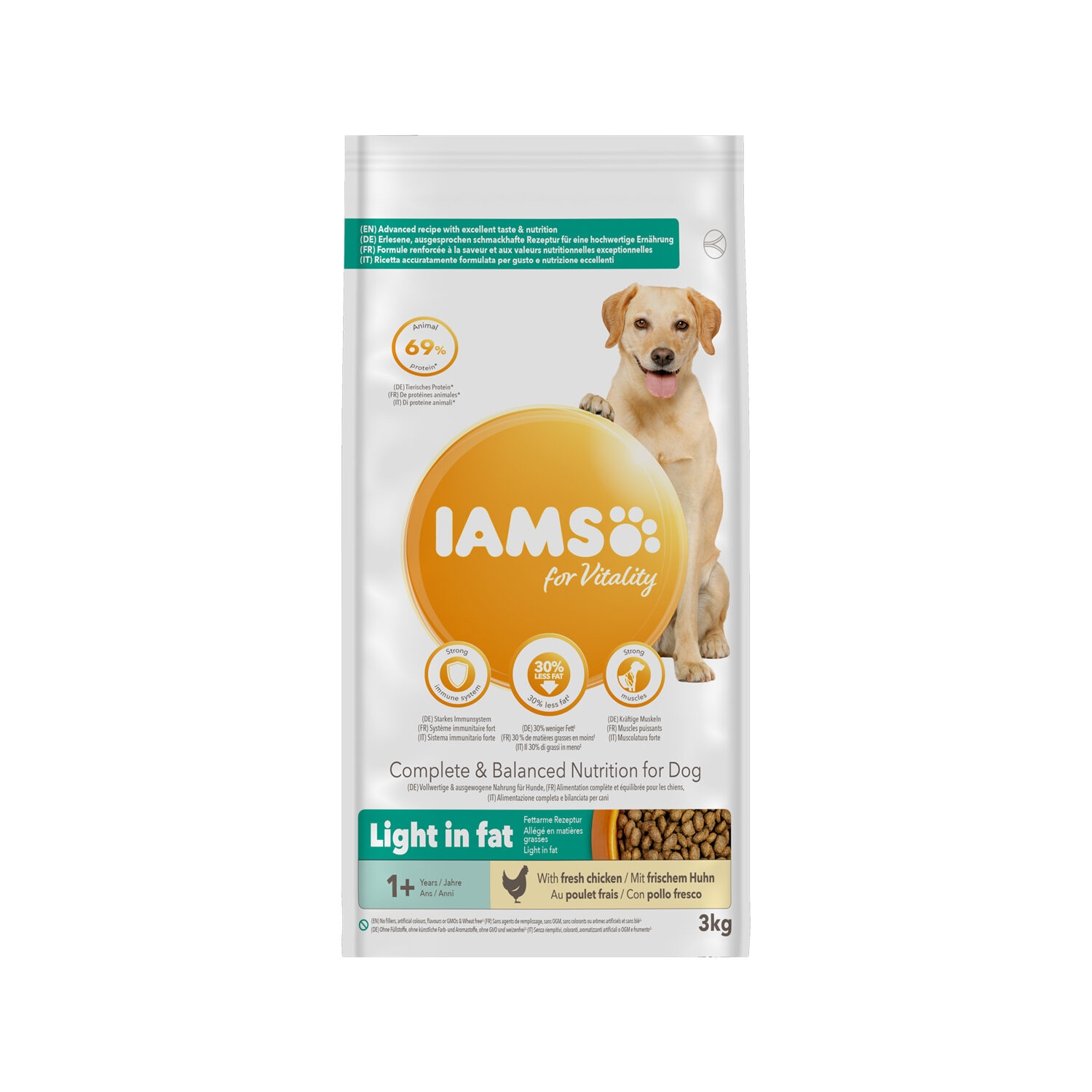 IAMS Light in Fat Hundefutter - 12 kg von Iams