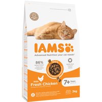IAMS Advanced Nutrition Senior Cat mit Huhn - 2 x 3 kg von Iams