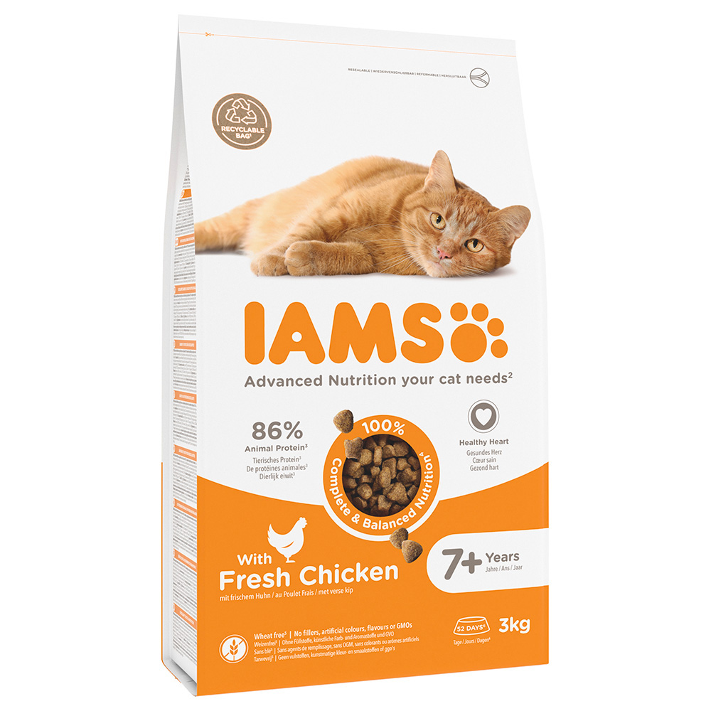IAMS Advanced Nutrition Senior Cat 7+ mit Huhn - Sparpaket: 2 x 3 kg IAMS Advanced Nutrition Senior Cat 7+ mit Huhn - Sparpaket: 2 x 3 kg von Iams