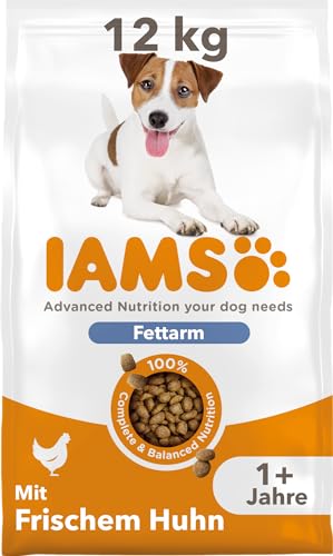 IAMS Light Hundefutter trocken mit Huhn - fettarmes Trockenfutter für Hunde ab 1 Jahr, 12 kg von Iams
