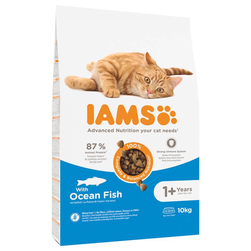 IAMS Advanced Nutrition Adult Cat mit Seefisch - Sparpaket: 2 x 10 kg von Iams