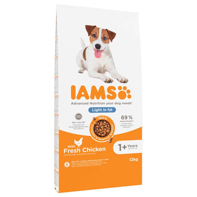 IAMS Advanced Nutrition Weight Control mit Huhn - Sparpaket: 2 x 12 kg von Iams