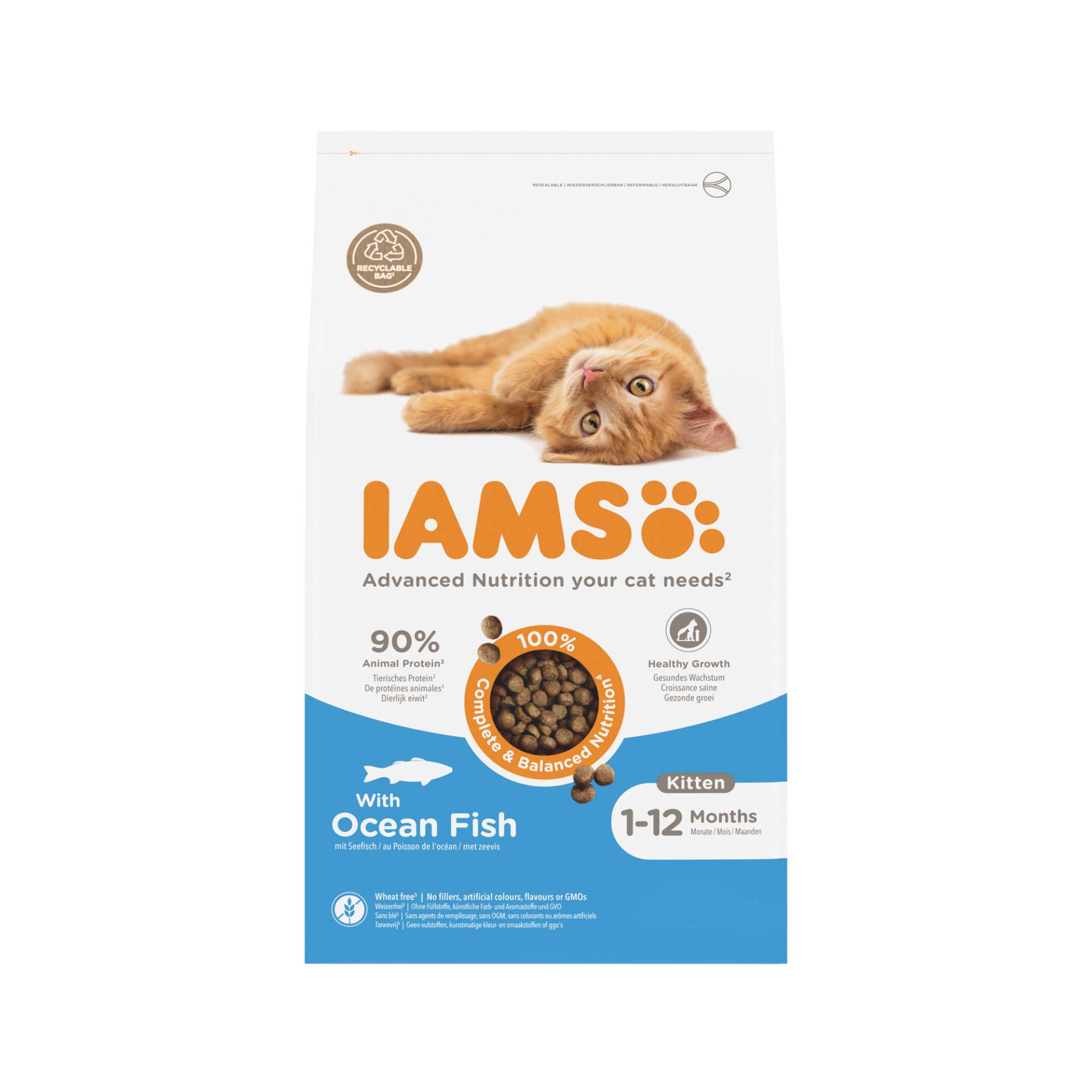 IAMS for Vitality Kitten Ozeanfisch – 10 kg von Iams