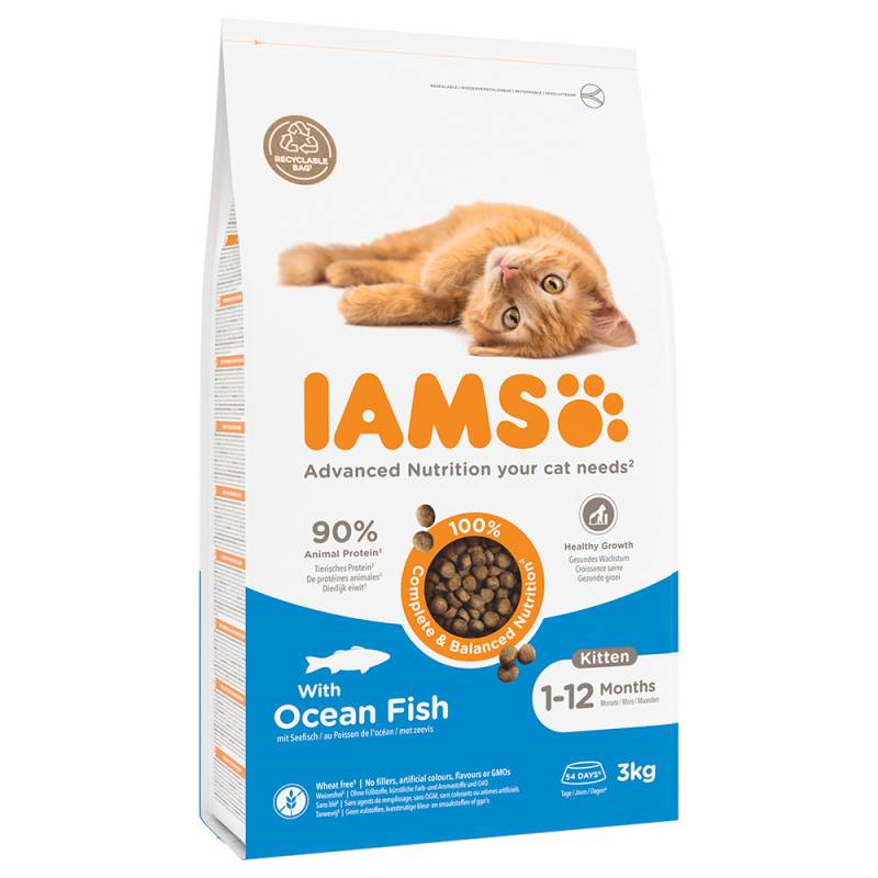 IAMS Advanced Nutrition Kitten mit Meeresfisch - Sparpaket: 2 x 3 kg von Iams