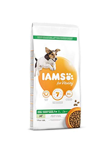 IAMS for Vitality Erwachsene Small & Medium Lamb für Erwachsene Hunde Mini und Medium Lamm - 800 g von Iams