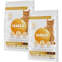 IAMS Vitality Adult Hairball Huhn 2x10 kg von Iams