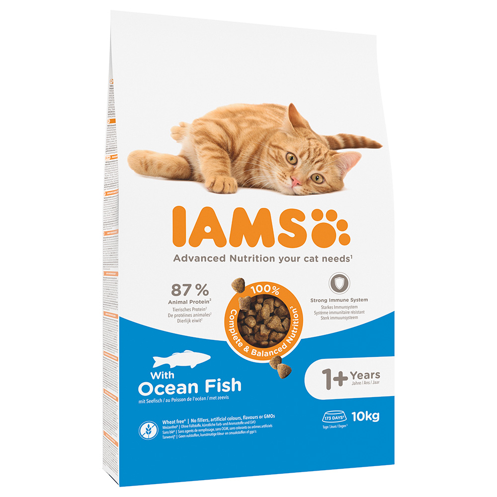 Sparpaket IAMS 2 x Großgebinde - Ausgewachsene Katzen Seefisch - 2 x 10 kg Sparpaket IAMS 2 x Großgebinde - Ausgewachsene Katzen Seefisch - 2 x 10 kg von Iams