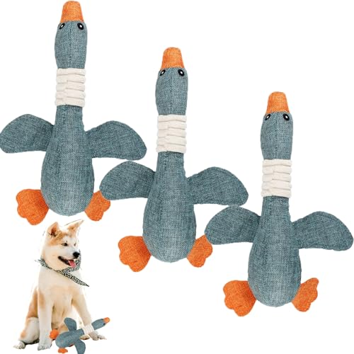 IbdrY Unzerstörbare Ente Hund，Hundespielzeug Unzerstörbar, Robustes Enten-Hundespielzeug, Unzerbrechliches Hundespielzeug, Entworfen Für Starke Kauer-B von IbdrY