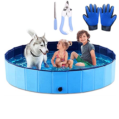 Icelus 160 * 30 cm Hundepool,Faltbarer Hunde Planschbecken Swimmingpool Katzen Hundebadewanne Pool Für Hund Katze PVC Rutschfester Haustier Badewan Icelus 160 * 30 cm Hundepool,Faltbarer Hunde Planschbecken Swimmingpool Katzen Hundebadewanne Pool Für Hund Katze PVC Rutschfester Haustier Badewan von Icelus