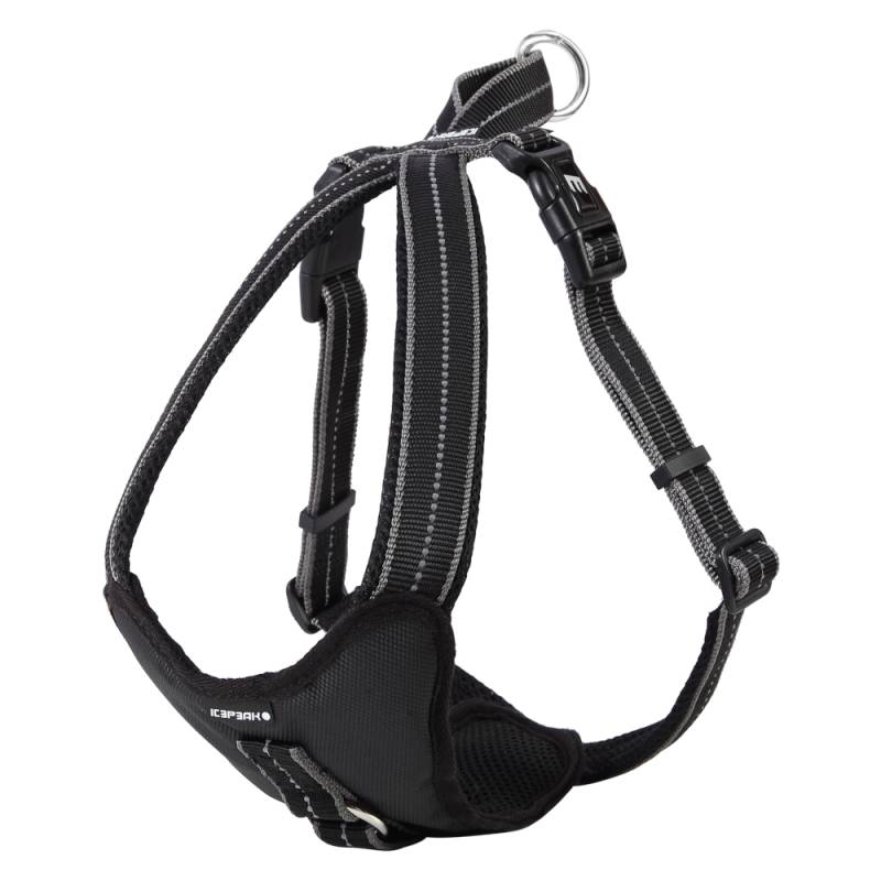 Icepeak Pet Geschirr Highway, schwarz - Größe S: 46 - 56 cm Brustumfang von Icepeak Pet