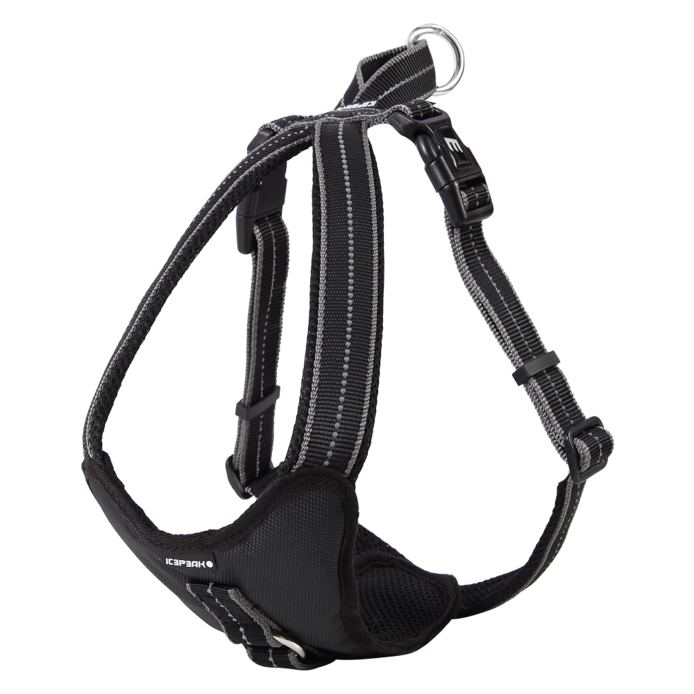 Icepeak Pet Geschirr Highway, schwarz - Größe XL: 76 - 92 cm Brustumfang von Icepeak Pet