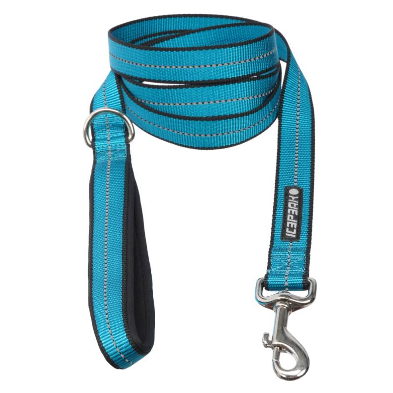 Icepeak Pet Highway Basic Leine, aqua - Größe M: 180 cm Länge, 25 mm breit von Icepeak Pet