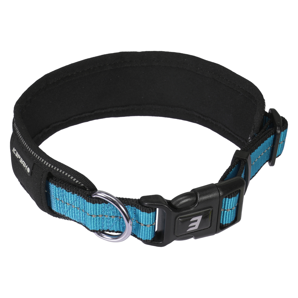 Icepeak Pet Highway Weiches Halsband, aqua - Größe S: 25 - 35 cm Halsumfang, 45 mm breit von Icepeak Pet