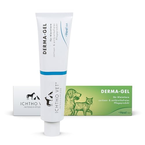 Ichtho Vet® DERMA-Gel für Kleintiere, zur Pflege bei feuchten Hautirritationen, 50 g von Ichtho vet