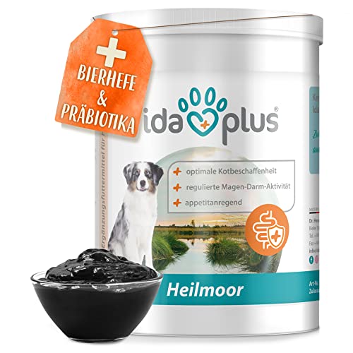 Ida Plus – Heilmoor + Bierhefe - Verbessert Kotbeschaffenheit– Darmflora Plus - optimale Verdauung bei Hund & Katze – wertvolle B-Vitamine –– mit natürlichem Torf aus dem Hochmoor - 1000 g oder 200 g von Ida Plus