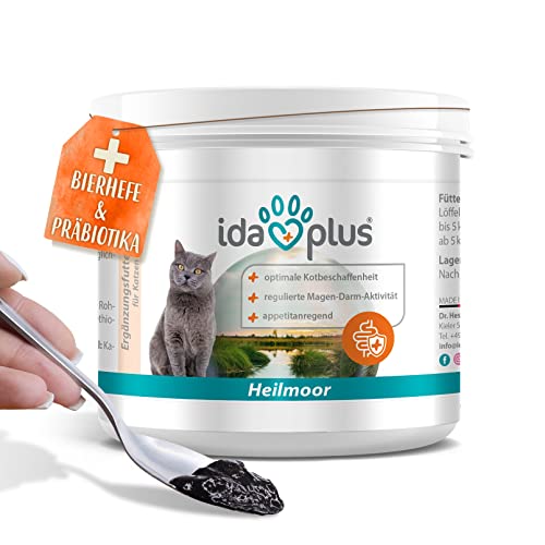 Ida Plus – Heilmoor + Bierhefe - Verbessert Kotbeschaffenheit– Darmflora Plus - optimale Verdauung bei Hund & Katze – wertvolle B-Vitamine –– mit natürlichem Torf aus dem Hochmoor - 1000 g oder 200 g von Ida Plus